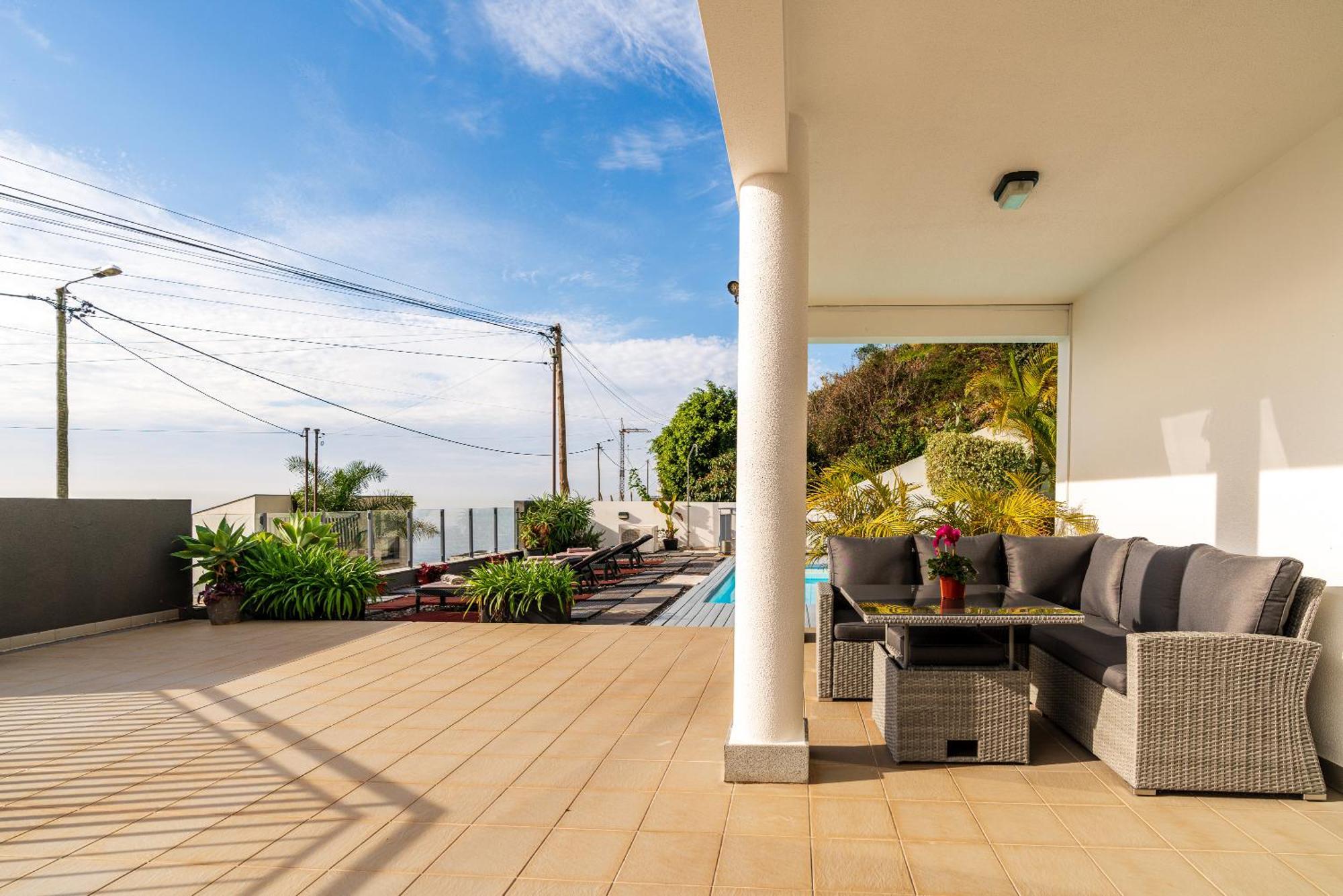 Villa Nunes, Big Holiday House With Private Pool Calheta  Zewnętrze zdjęcie